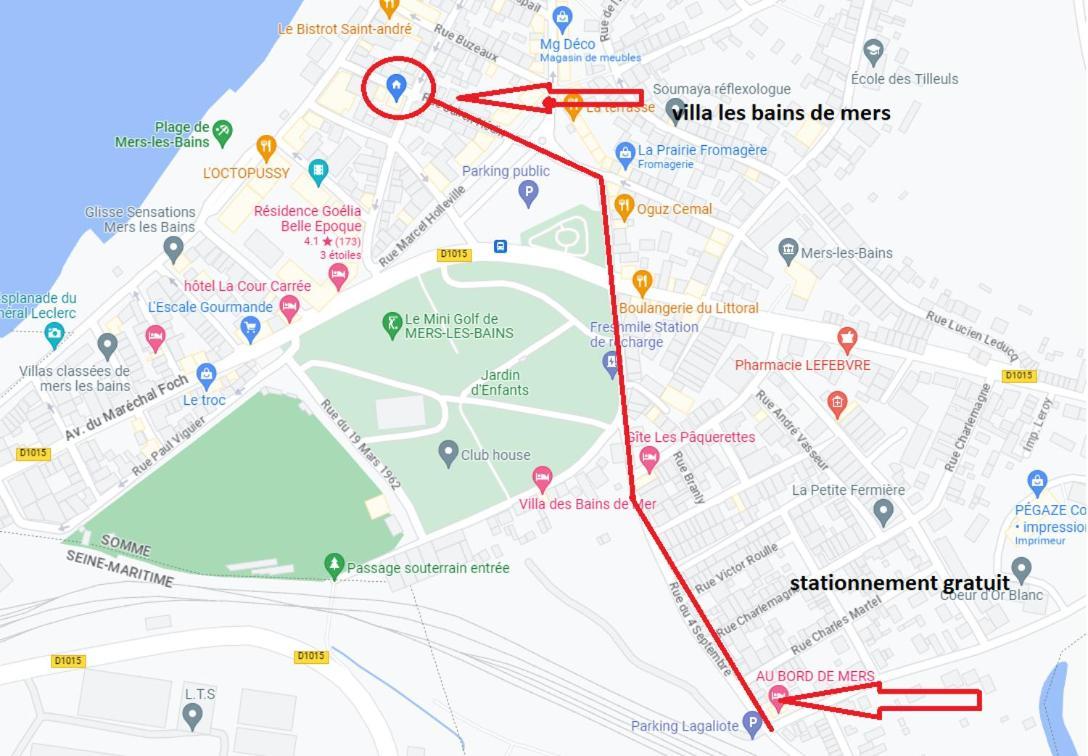 Plage A 50M Appartement Reves Etoiles Villa Les Bains De Mers מראה חיצוני תמונה